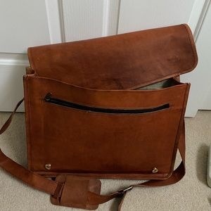Leather Crossbody book bag. Used twice